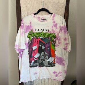 Goosebumps Graphic Tie-Dye Tee - R.L. Stine